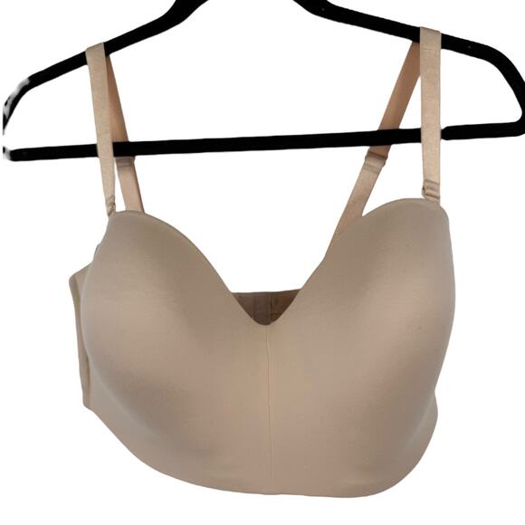Wacoal bra 854372 Staying Power wire free strapless tan size 34DDD 34F - Picture 2 of 7